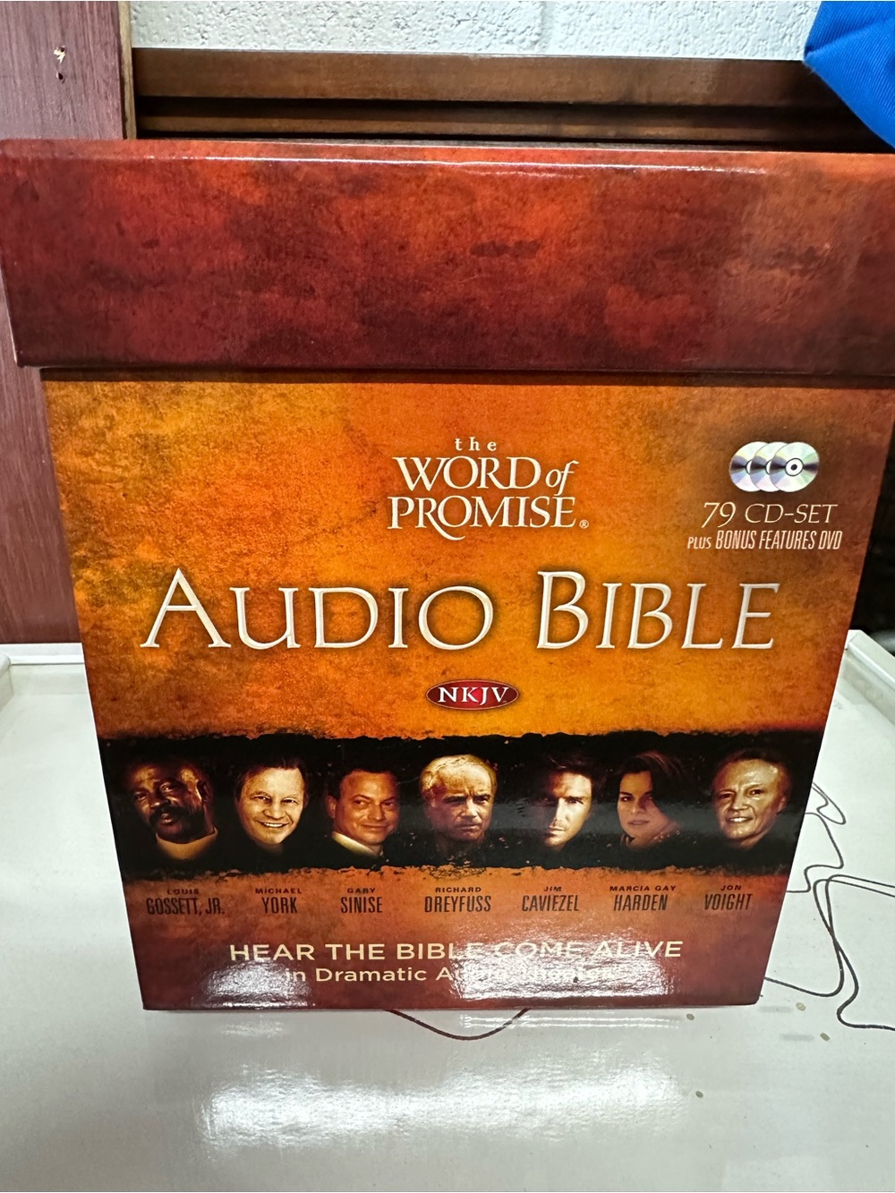 NKJV Audio Bible - Orange/Brown CD Set missing cds